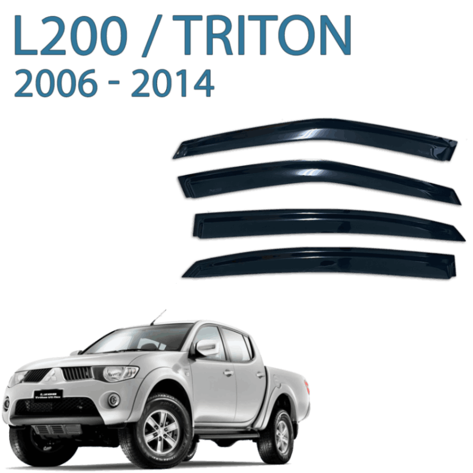 מגני רוח הדבקה Falcon למיצובישי טריטון L200 שנת 2006-2014