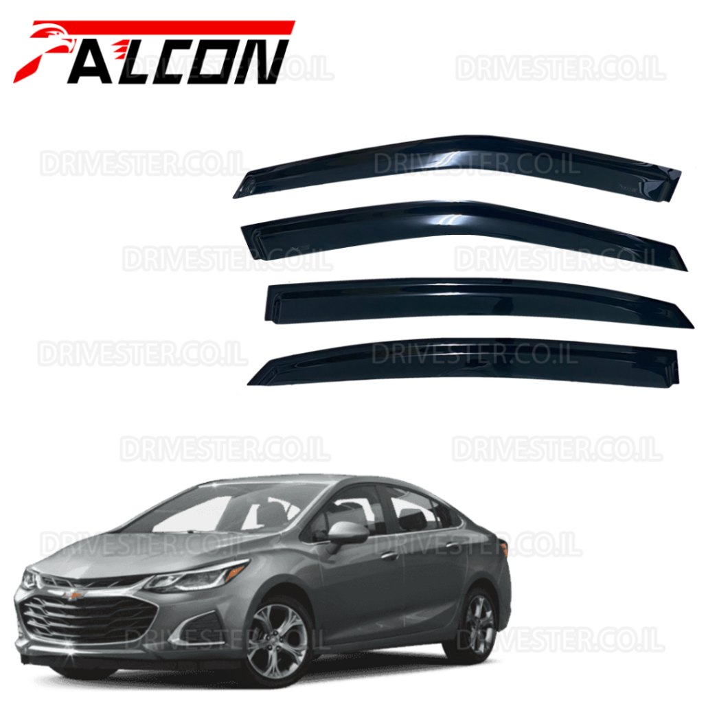 מגני רוח הדבקה Falcon לשברולט קרוז 2016+